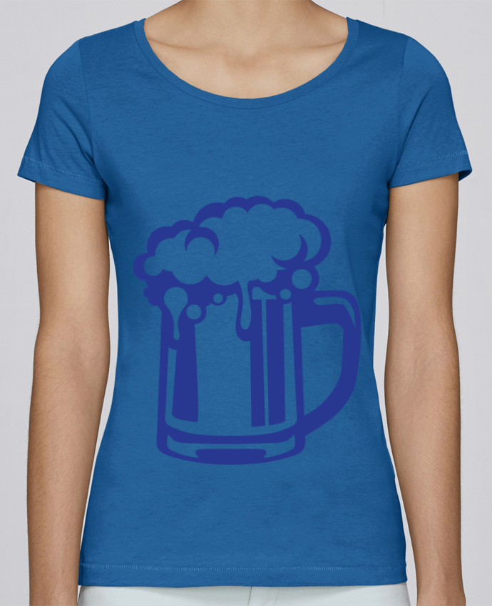 T-shirt Women Stella Loves biere alcool verre mousse verre chope by Achille