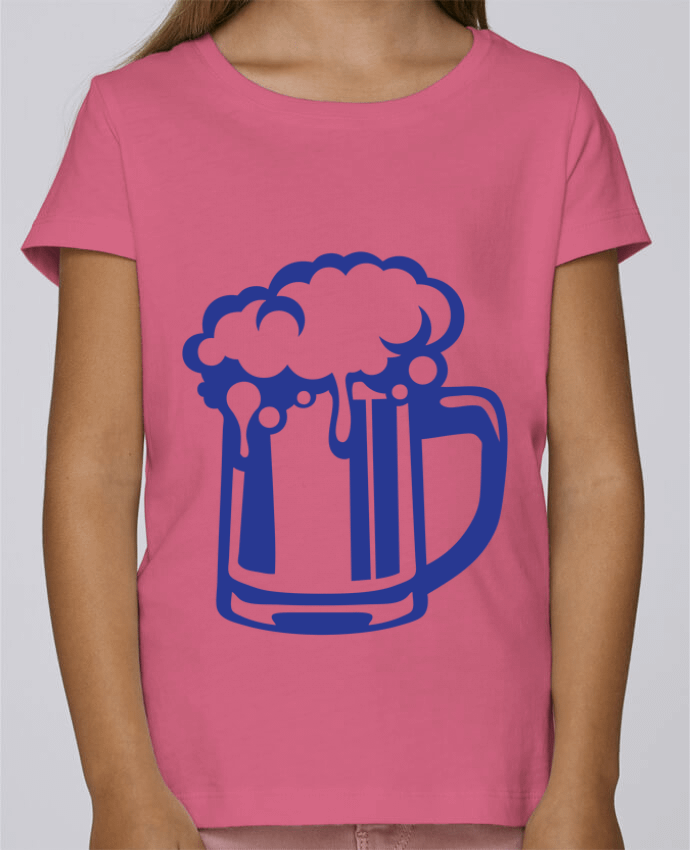 Camiseta Niña Stella Draws biere alcool verre mousse verre chope por Achille