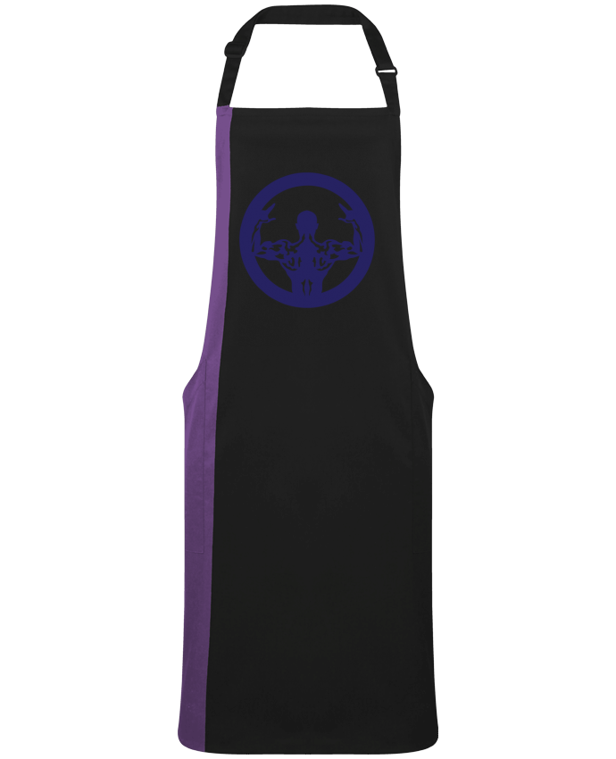 Two-tone long Apron bodybuilding musculation logo biceps pose by  Achille