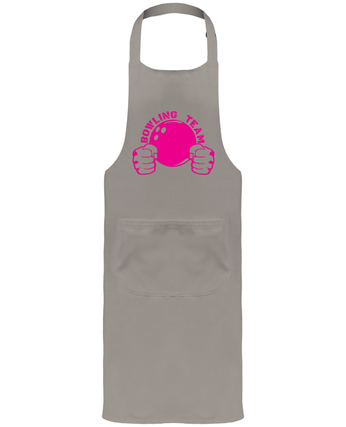 Delantal Jardinero o Somelier con Bolsillo  bowling team poing fermer logo club por Achille