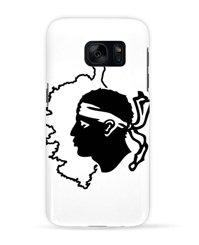 Carcasa Samsung Galaxy S7 Corse Carte et drapeau por Freeyourshirt.com