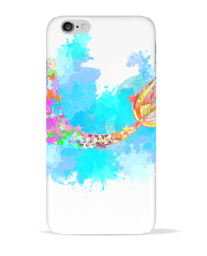 Case 3D iPhone 6 Watercolor Mermaid by PinkGlitter