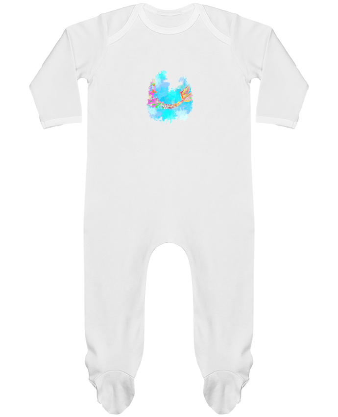 Body Pyjama Bébé Watercolor Mermaid par PinkGlitter