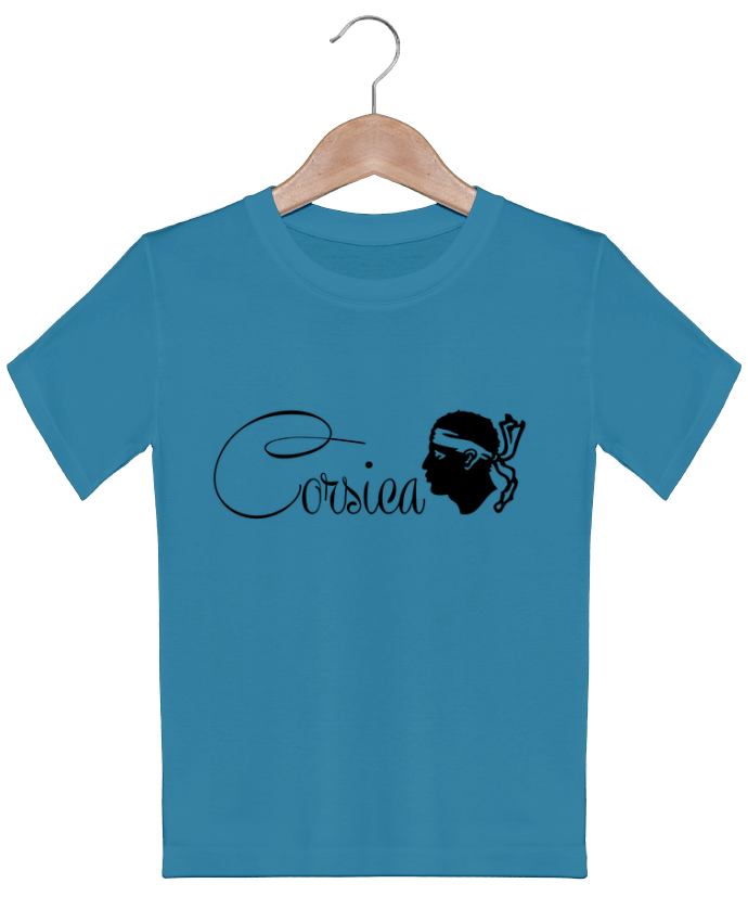 T-shirt garçon motif Corsica Corse Freeyourshirt.com