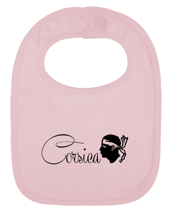 Baby Bib plain and contrast Corsica Corse by Freeyourshirt.com