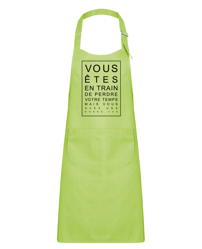 Kids chef pocket apron Vous êtes en train de perdre votre temps mais vous avez une bonne vue by Freeyourshi