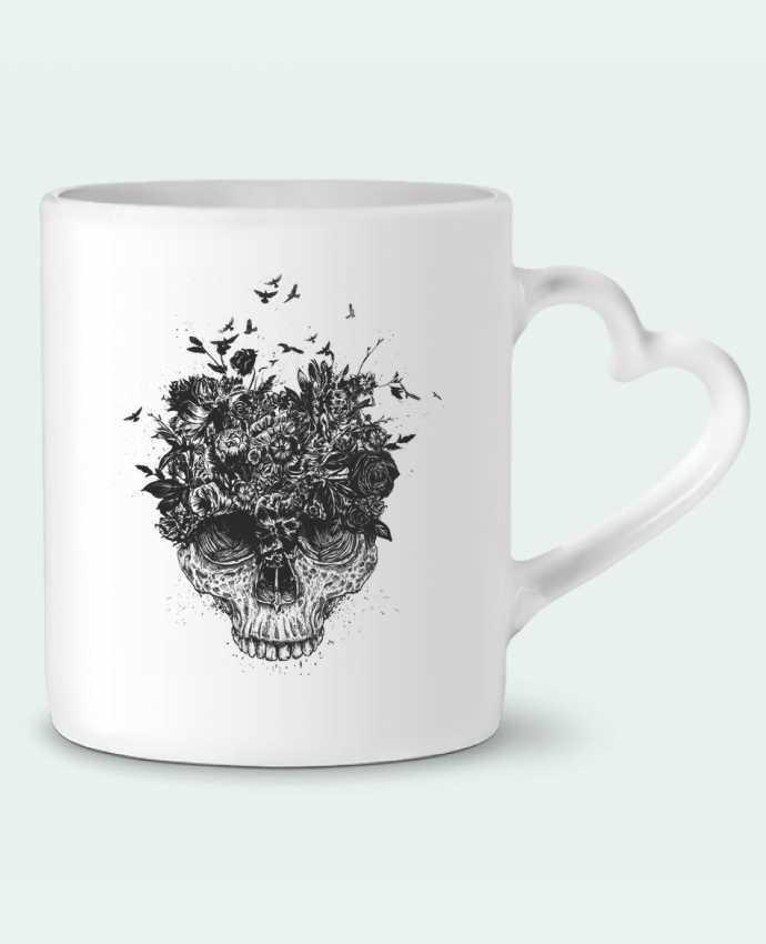 Mug coeur My head is a jungle par Balàzs Solti