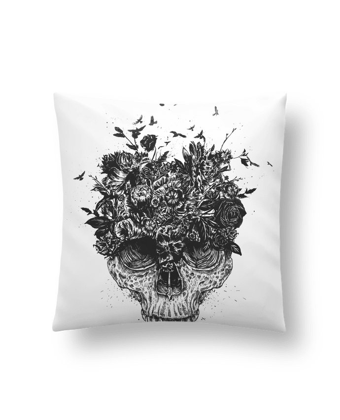 Cushion synthetic soft 45 x 45 cm My head is a jungle by Balàzs Solti