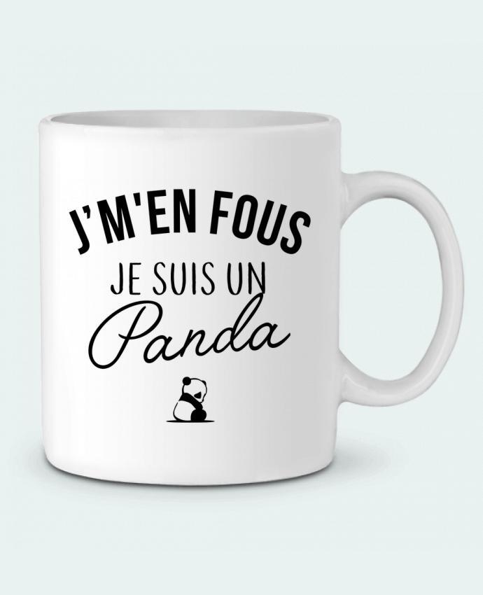 Ceramic Mug J'm'en fous je suis un panda by LPMDL