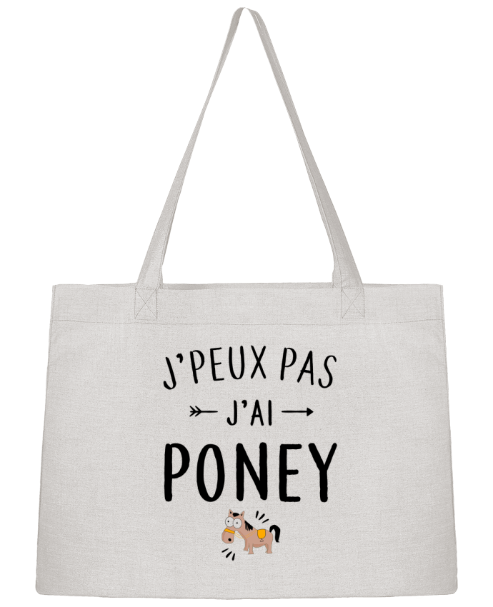 Sac Shopping J'peux pas j'ai poney par LPMDL