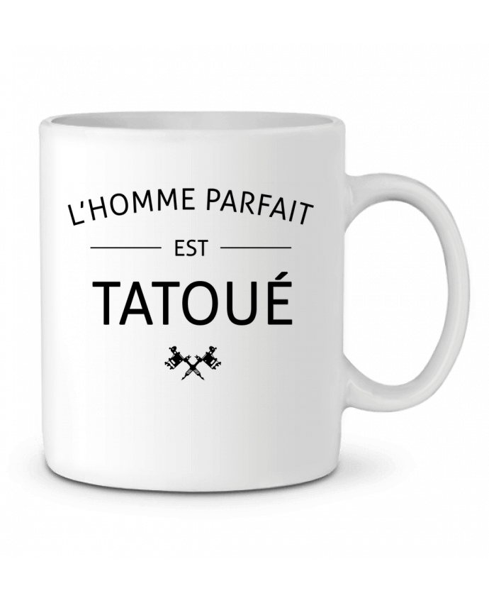 Ceramic Mug L'homme byfait est tatoué by LPMDL