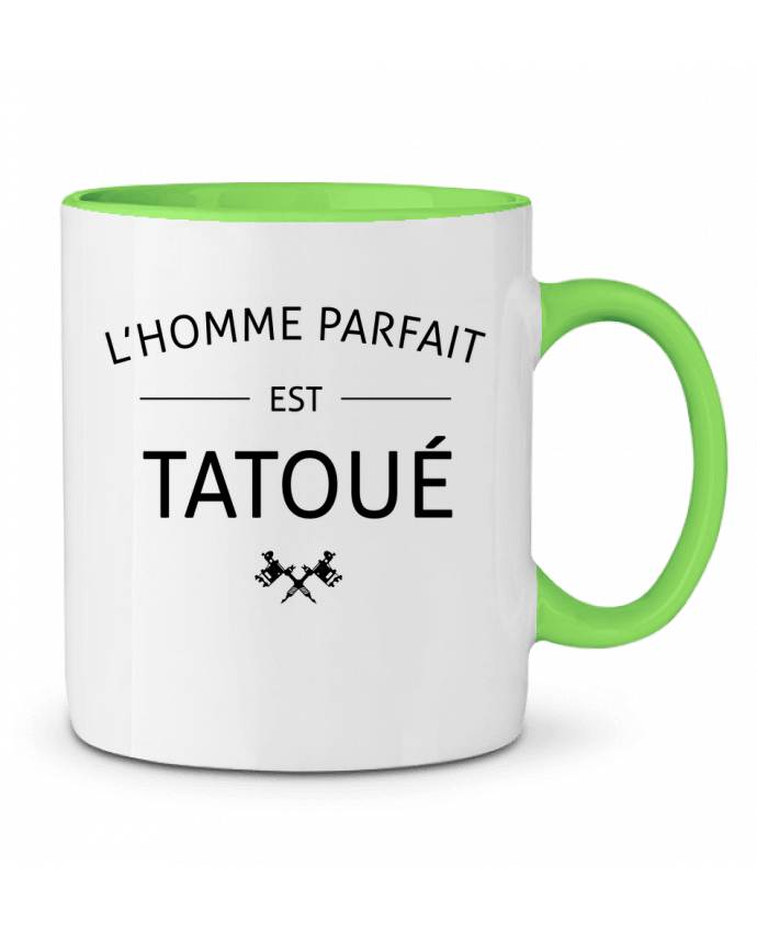 Two-tone Ceramic Mug L'homme byfait est tatoué LPMDL