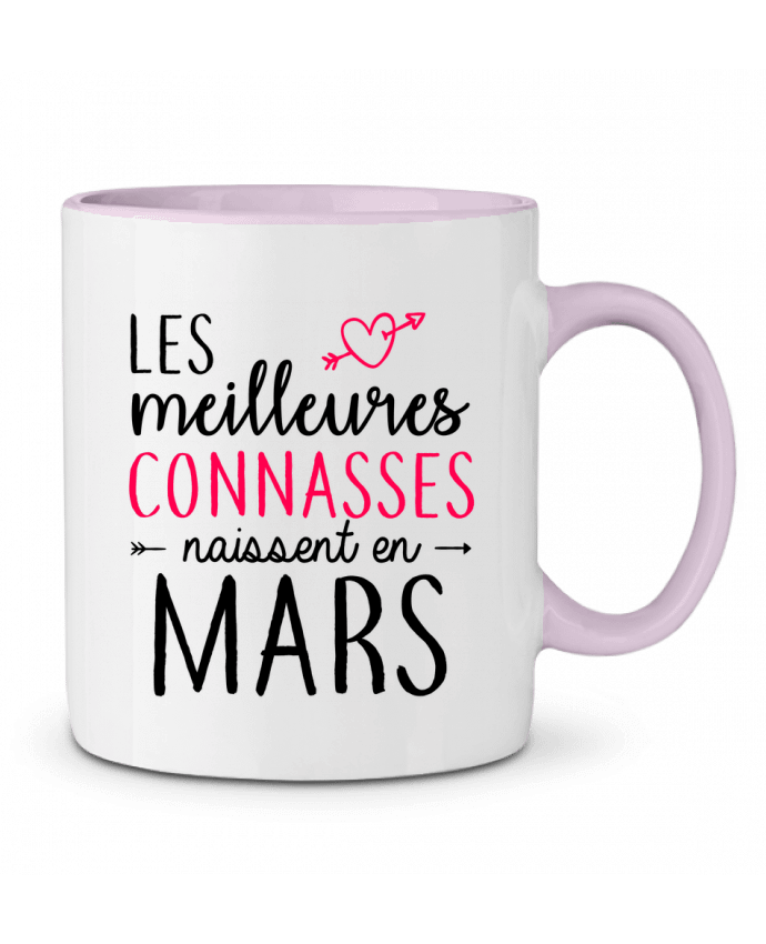 Mug bicolore Les meilleures connasses naissent Mars LPMDL