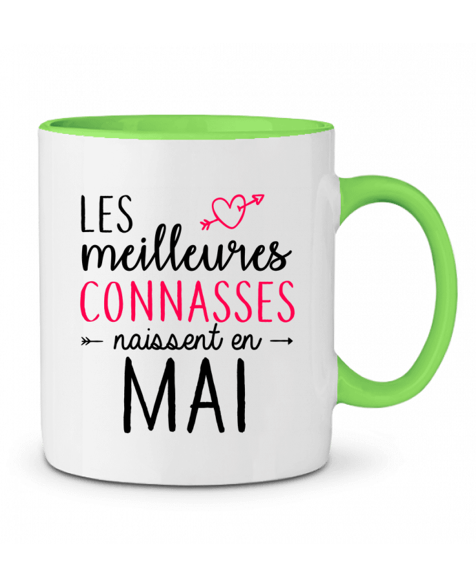 Mug bicolore Les meilleures connasses naissent Mai LPMDL