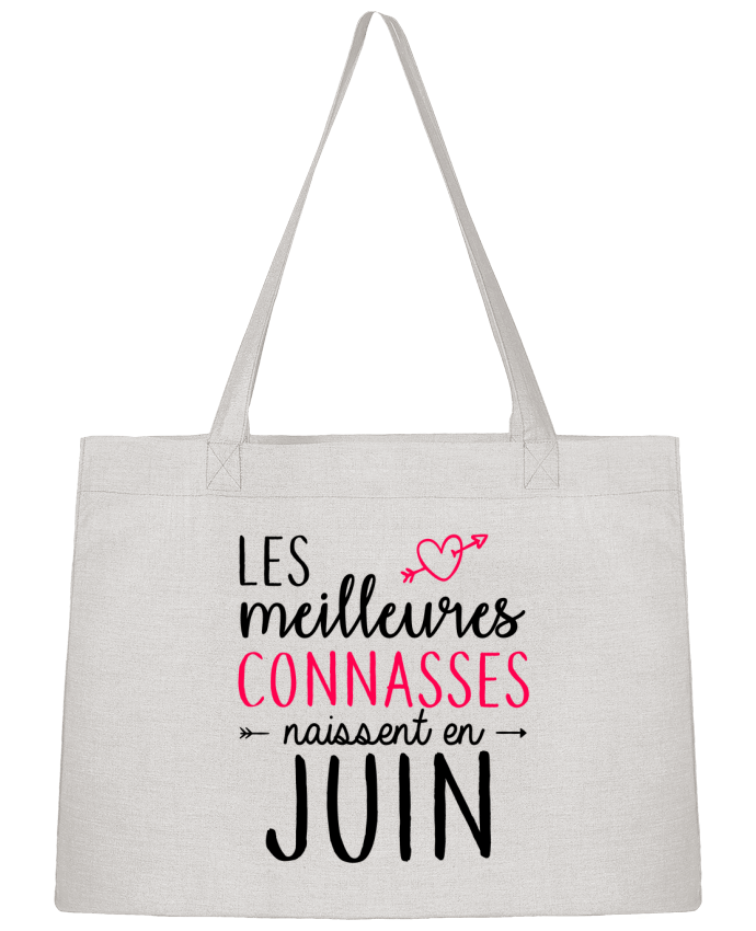 Sac Shopping Les meilleures connasses naissent Juin par LPMDL