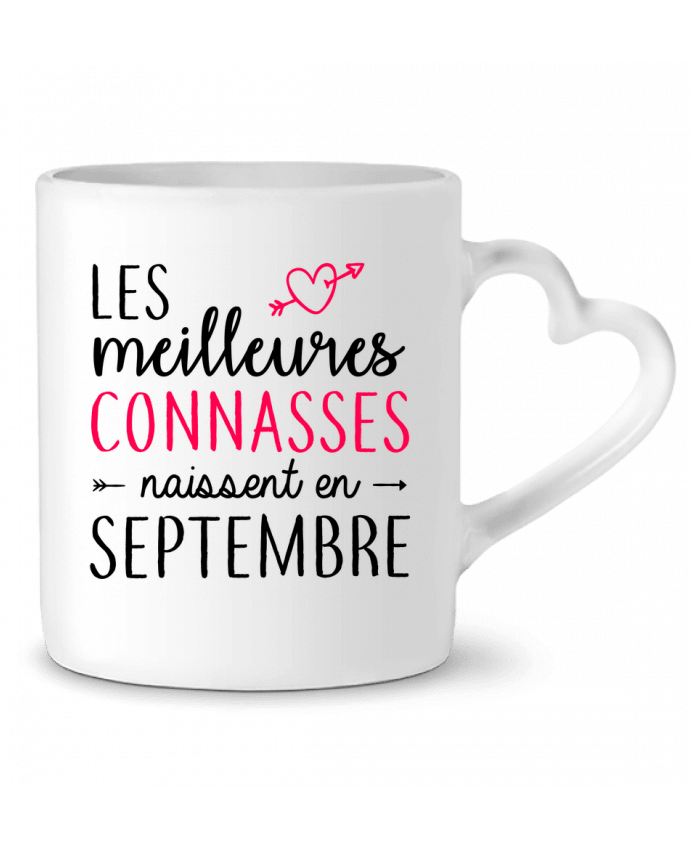 Mug Heart Les meilleures connasses naissent Septembre by LPMDL