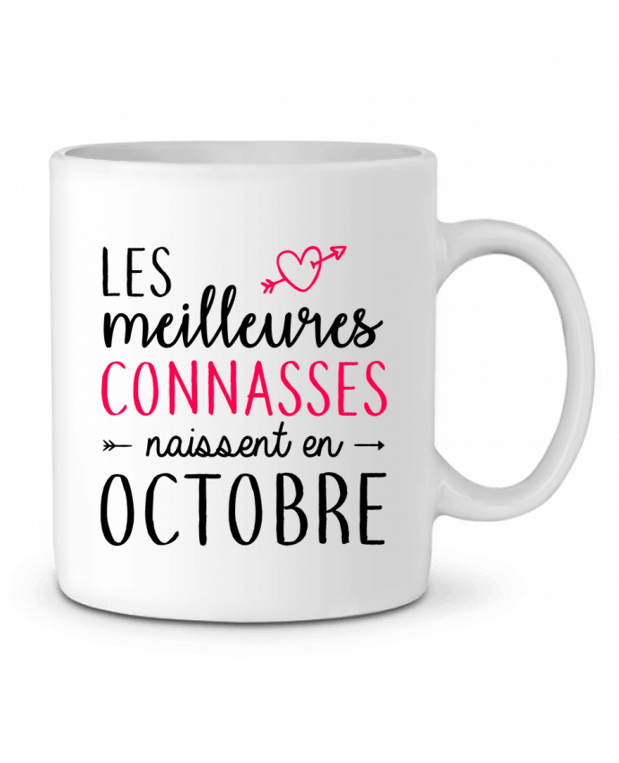 Mug  Les meilleures connasses naissent Octobre par LPMDL