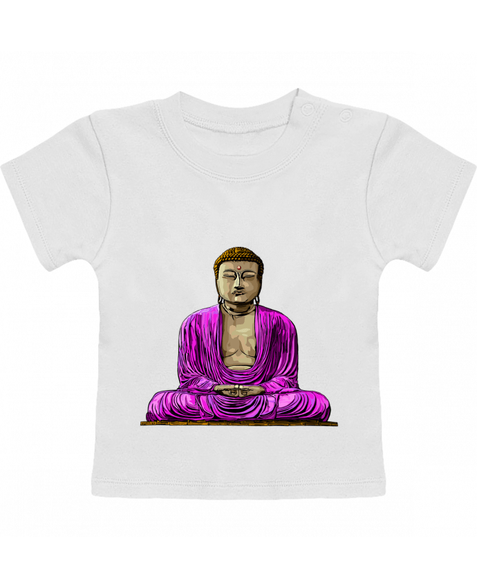 Camiseta Bebé Manga Corta Bouddha Pop manches courtes du designer Numartis