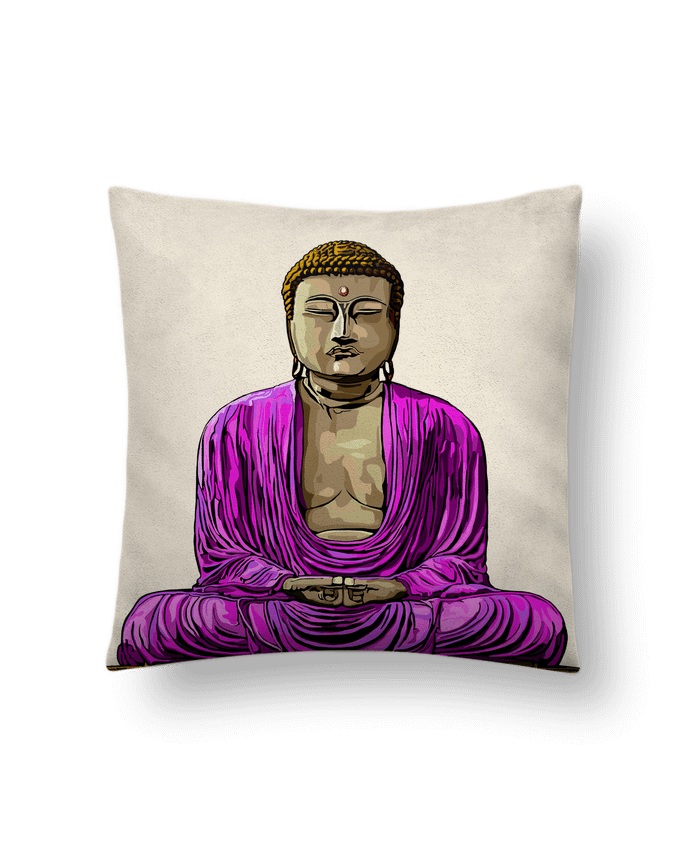 Cushion suede touch 45 x 45 cm Bouddha Pop by Numartis