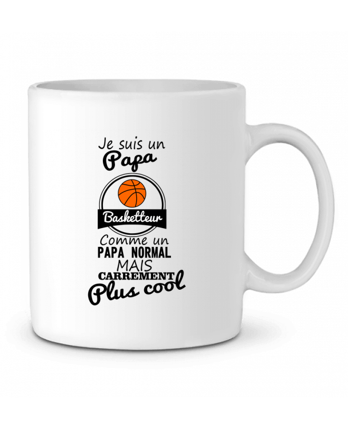 Taza Cerámica Je suis un papa basketteur comme un papa normal mais carrément plus cool por Benichan