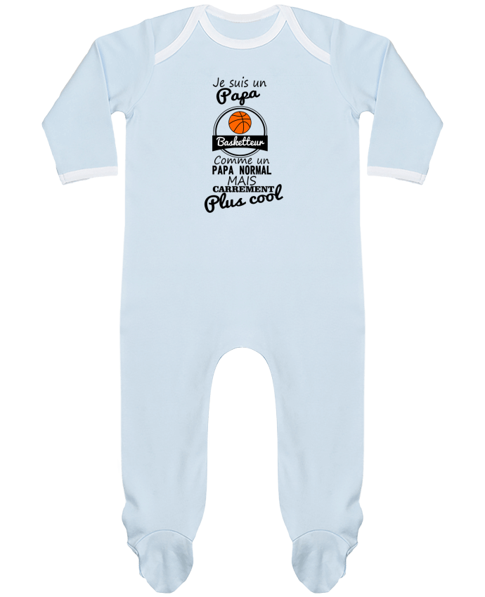 Body Pyjama Bébé Je suis un papa basketteur comme un papa normal mais carrément plus cool par Benich
