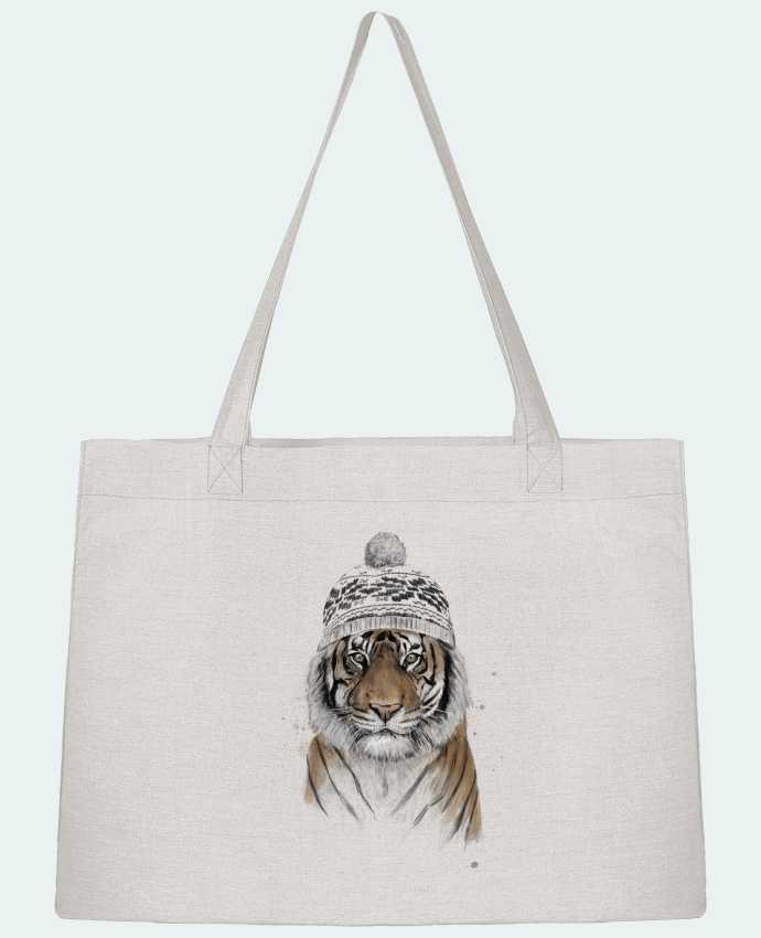 Sac Shopping Siberian tiger par Balàzs Solti