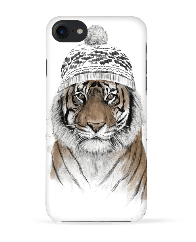 Coque 3D Iphone 7 Siberian tiger Balàzs Solti -Tunetoo
