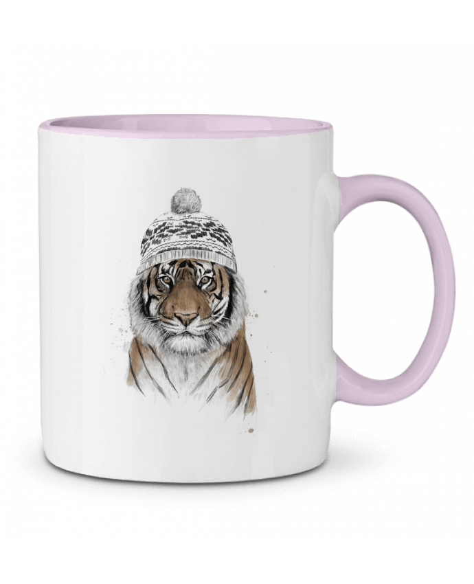 Two-tone Ceramic Mug Siberian tiger Balàzs Solti