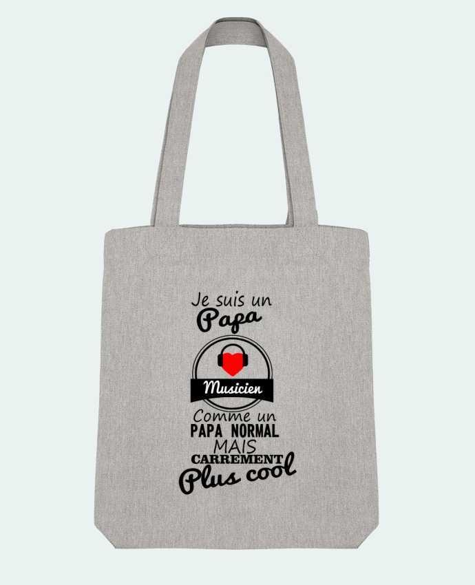 Tote Bag Stanley Stella Je suis un papa musicien comme un papa normal mais carrément plus cool by B