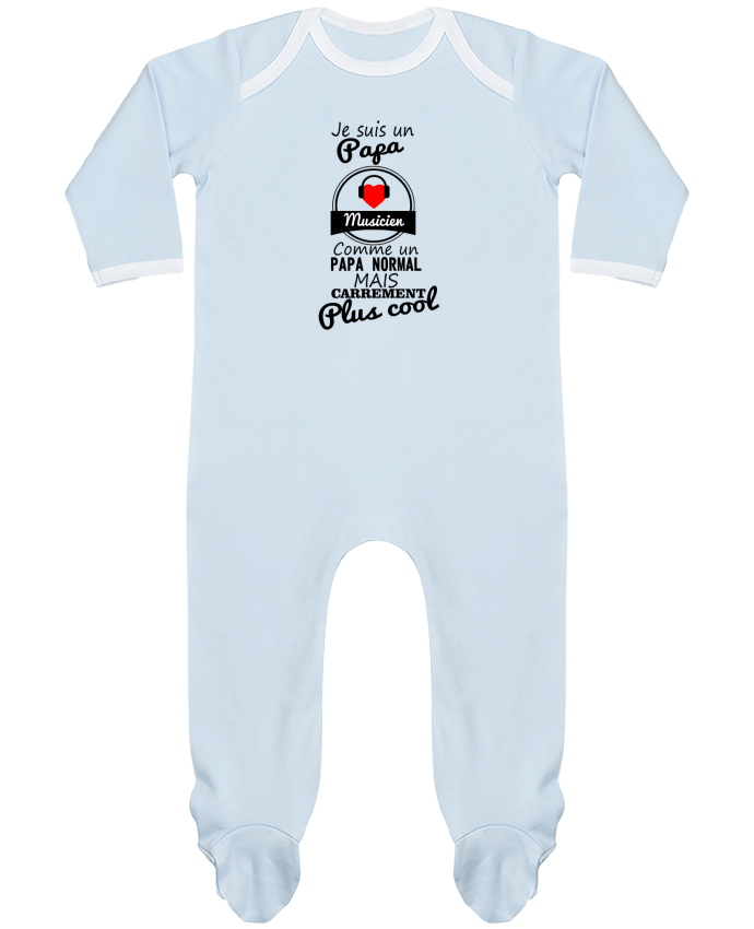 Body Pyjama Bébé Je suis un papa musicien comme un papa normal mais carrément plus cool par Benichan