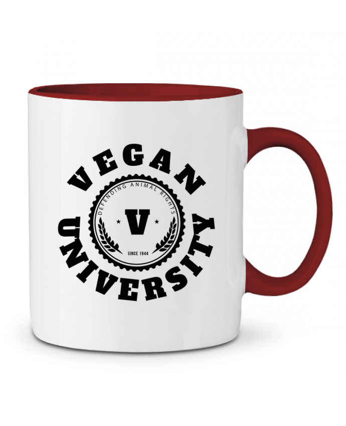 Mug bicolore Vegan University Les Caprices de Filles