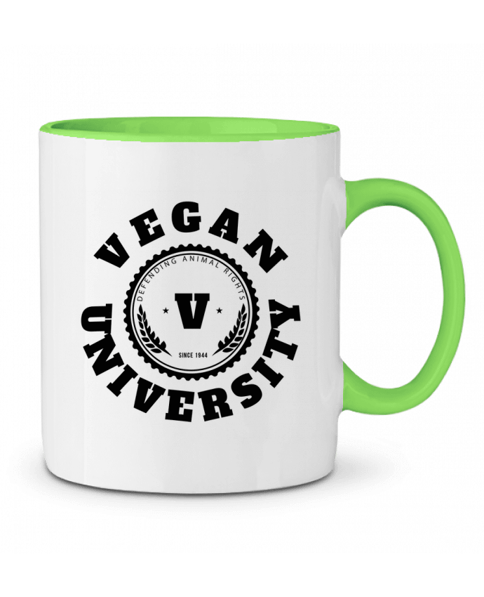 Mug bicolore Vegan University Les Caprices de Filles