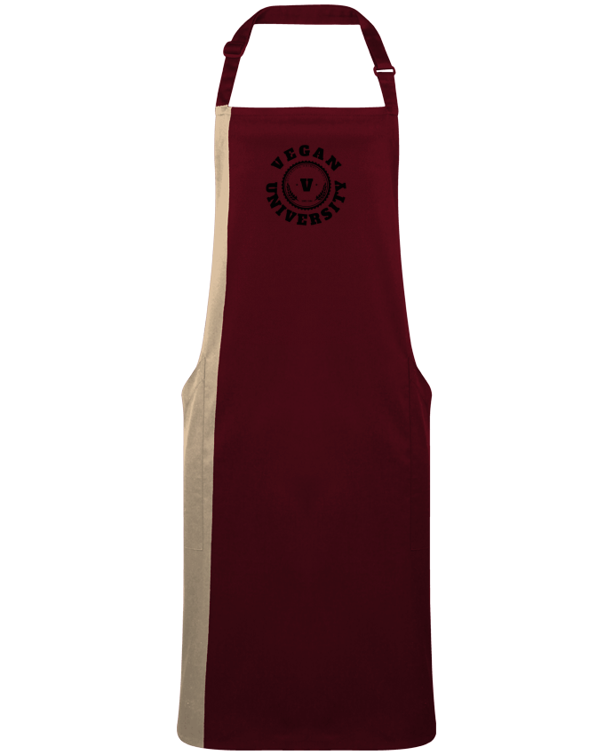 Tablier bicolore Vegan University par  Les Caprices de Filles