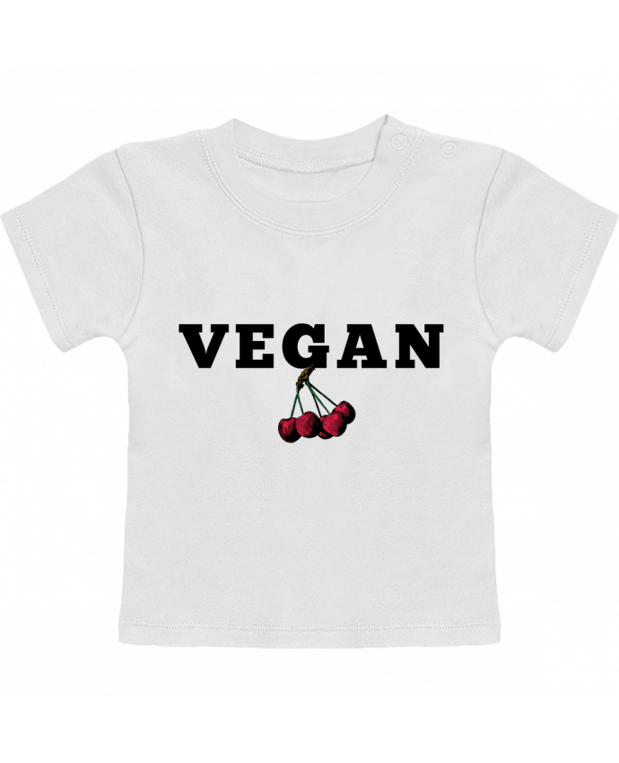 T-shirt bébé Vegan manches courtes du designer Les Caprices de Filles