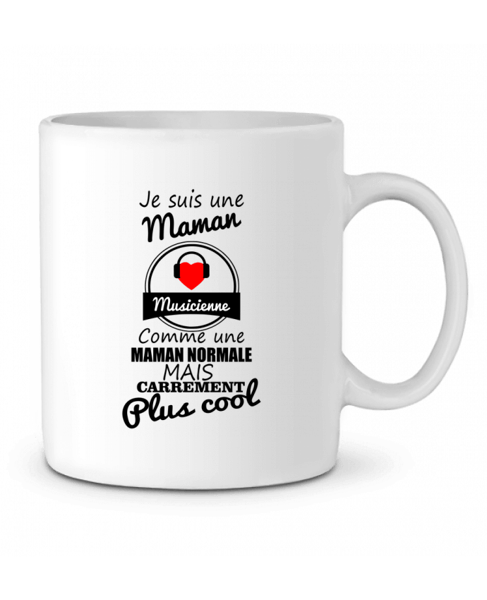 Ceramic Mug Je suis une maman musicienne comme une maman normale mais carrément plus cool by Benichan