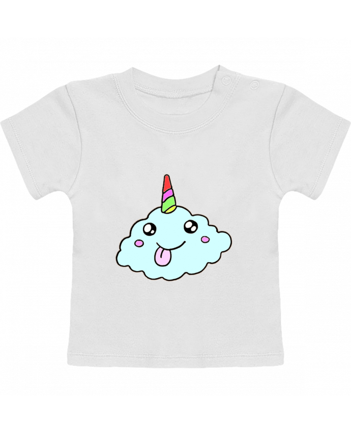 Camiseta Bebé Manga Corta Licorne nuage manches courtes du designer franatixx