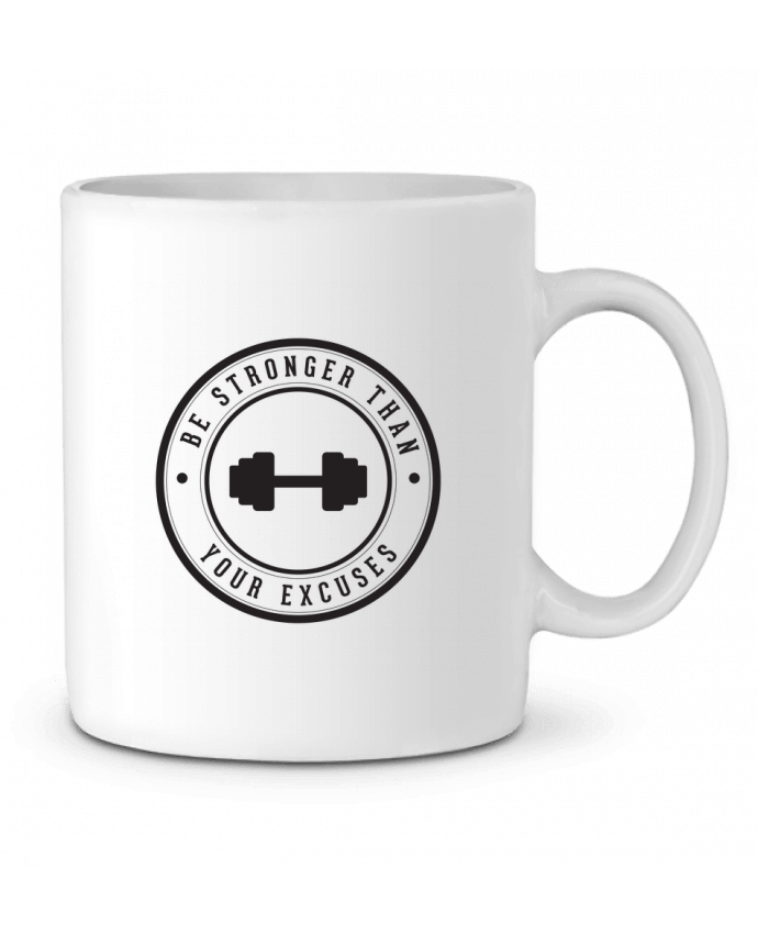 Mug  Be stronger than your excuses par justsayin