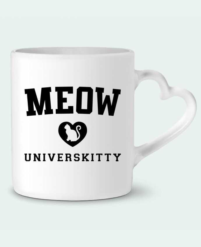 Mug coeur Meow Universkitty par Freeyourshirt.com