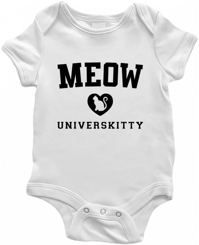 Body Bebé Meow Universkitty por Freeyourshirt.com