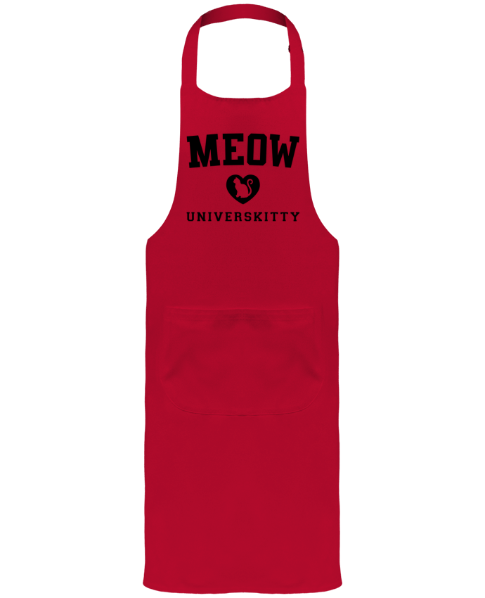 Tablier avec poches Meow Universkitty par Freeyourshirt.com