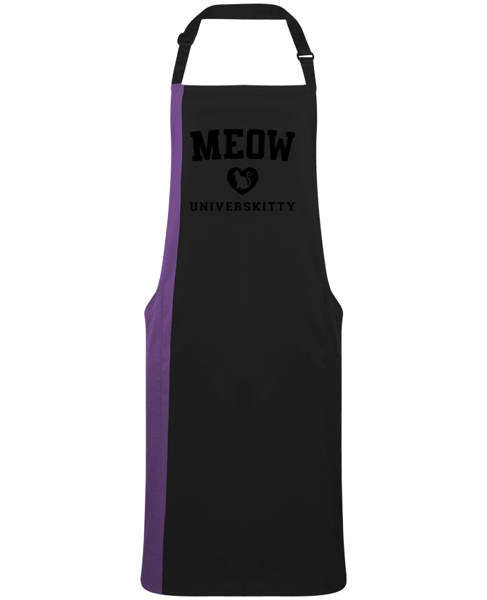 Two-tone long Apron Meow Universkitty by  Freeyourshirt.com