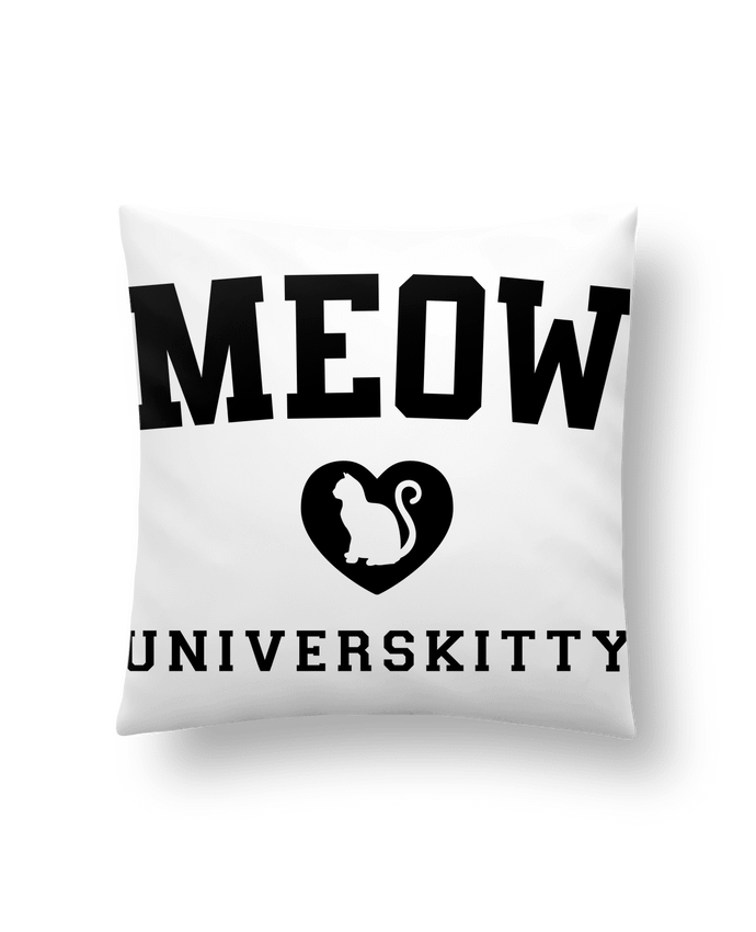 Cushion synthetic soft 45 x 45 cm Meow Universkitty by Freeyourshirt.com