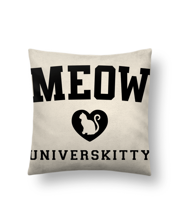 Cushion suede touch 45 x 45 cm Meow Universkitty by Freeyourshirt.com