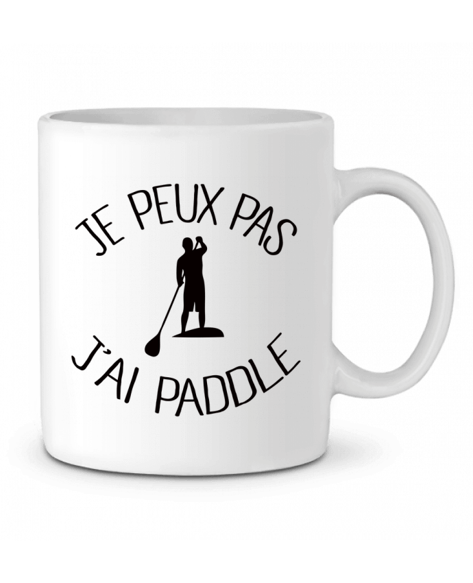 Ceramic Mug Je peux pas j'ai Paddle by Freeyourshirt.com