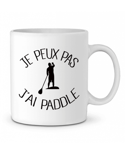 Mug  Je peux pas j'ai Paddle par Freeyourshirt.com