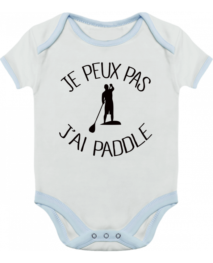 Baby Body Contrast Je peux pas j'ai Paddle by Freeyourshirt.com