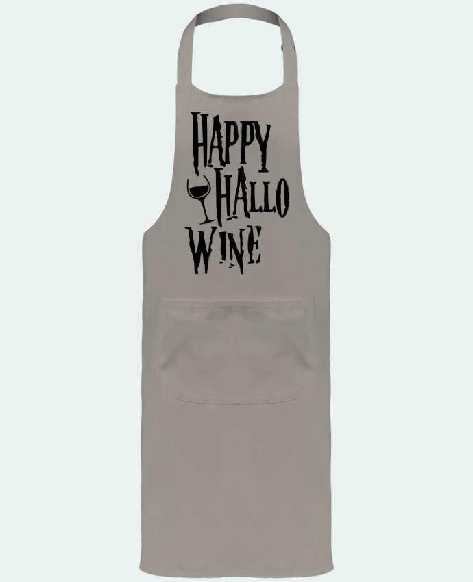 Garden or Sommelier Apron with Pocket Hallowine by mini09
