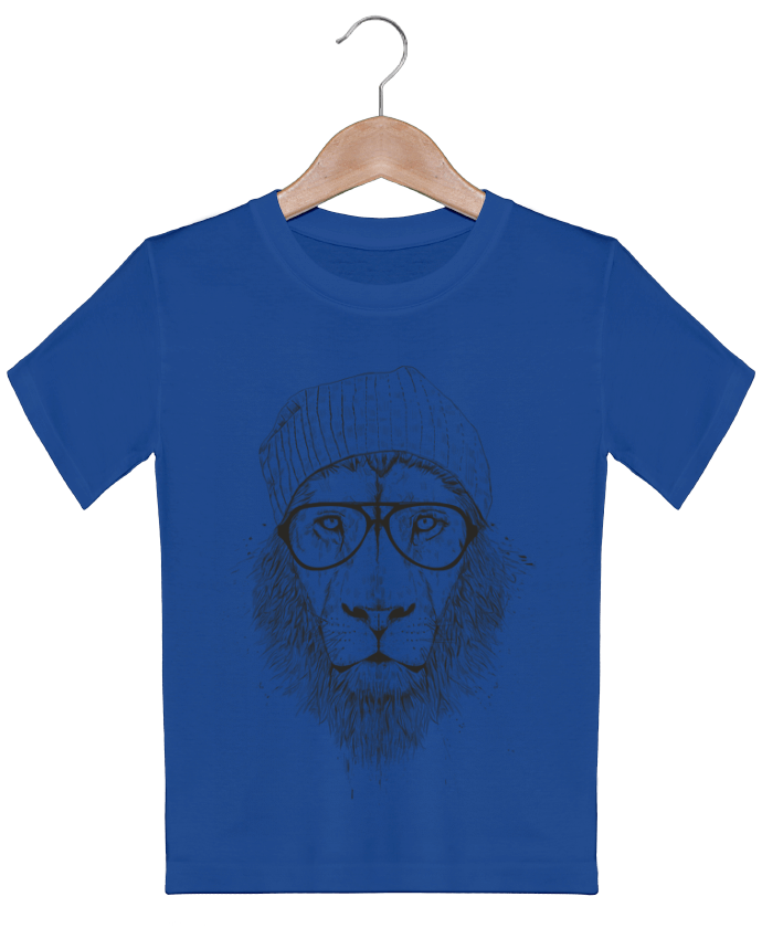 T-shirt garçon motif Cool lion (bw) Balàzs Solti