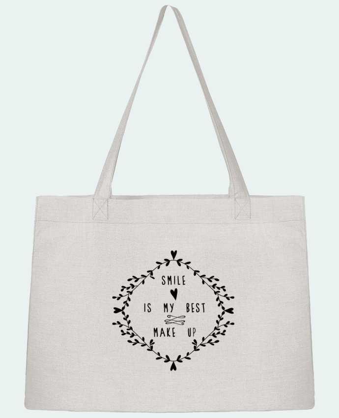 Shopping tote bag Stanley Stella Smile is my best make up by Les Caprices de Filles