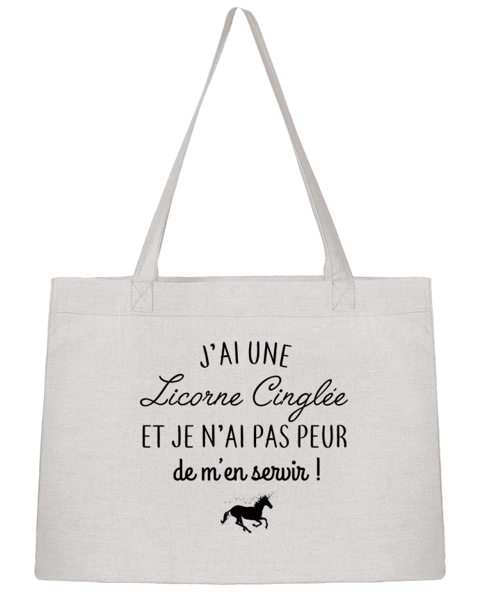 Shopping tote bag Stanley Stella J'ai une licorne cinglée ! by LPMDL